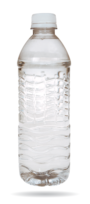 Plastic water bottle